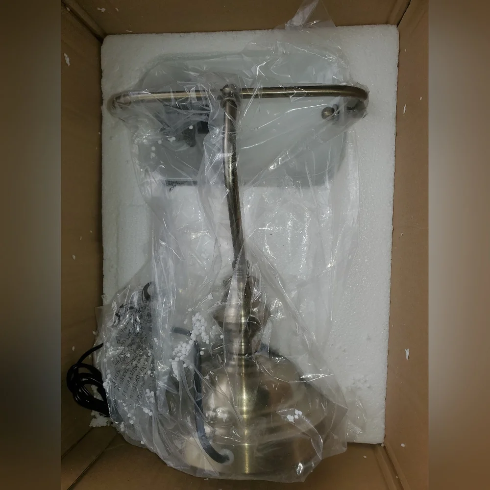 Table Lamp for Bedroom Retro Style Nostalgic Table Light Antique Bronze NIB